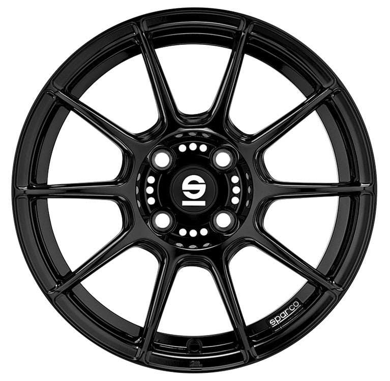Sparco FF1 gloss black 7x17 ET33 - LK4/100 ML63.3