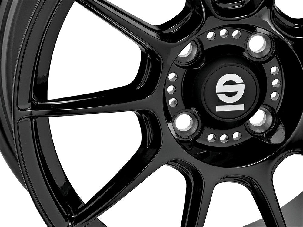 Sparco FF1 gloss black 7x17 ET33 - LK4/100 ML63.3