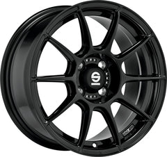 Sparco FF1 gloss black Alufelge 7x17 Zoll ET40 LK 4x100 ML63.3