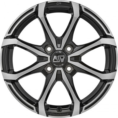 MSW X4 gloss black full polished 5x15 ET32 - LK4/100 ML60.06