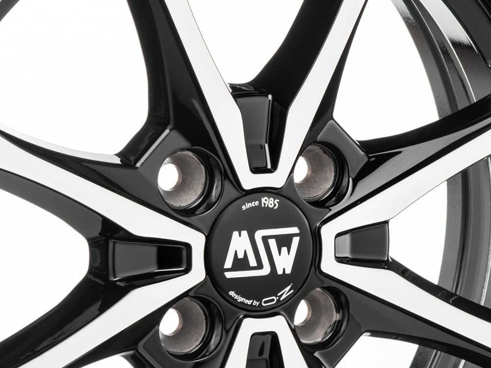 MSW X4 gloss black full polished Alufelge 5x15 Zoll ET32 LK 4x100 ML60.06 – Bild 4