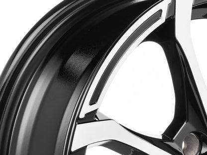 MSW X4 gloss black full polished Alufelge 5x15 Zoll ET32 LK 4x100 ML60.06 – Bild 5