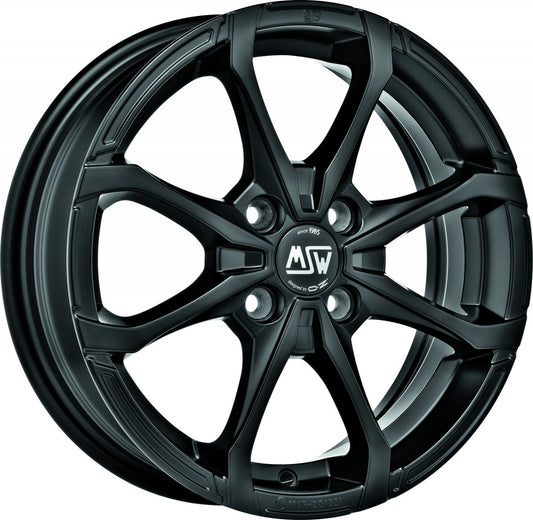 MSW X4 matt black 5x15 ET32 - LK4/100 ML60.06