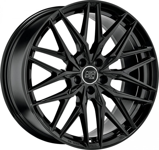 MSW 50 gloss black 8.5x20 ET45 - LK5/108 ML73.1