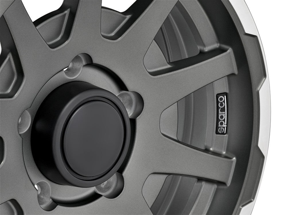 Sparco Dakar matt dark graphite lip polished 5.5x16 ET0 - LK5/139.7 ML108.3