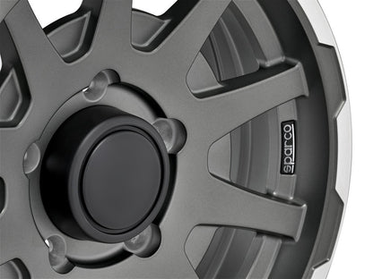 Sparco Dakar matt dark graphite lip polished 5.5x16 ET0 - LK5/139.7 ML108.3