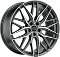 MSW 50 gun metal poliert Alufelge 8x19 Zoll ET27 LK 5x112 ML73.1
