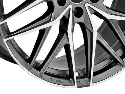 MSW 50 gun metal poliert Alufelge 8x19 Zoll ET27 LK 5x112 ML73.1 – Bild 4