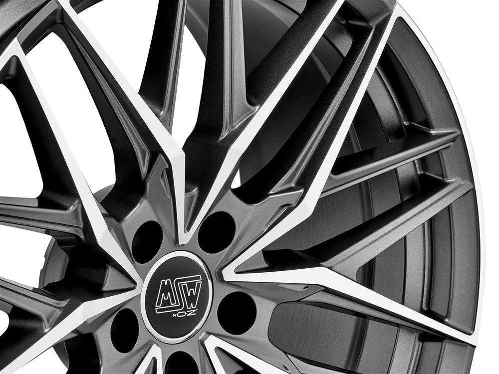 MSW 50 gun metal poliert Alufelge 8x19 Zoll ET27 LK 5x112 ML73.1 – Bild 5