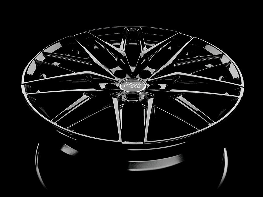 MSW 50 gloss black 8.5x21 ET30 - LK5/112 ML73.1