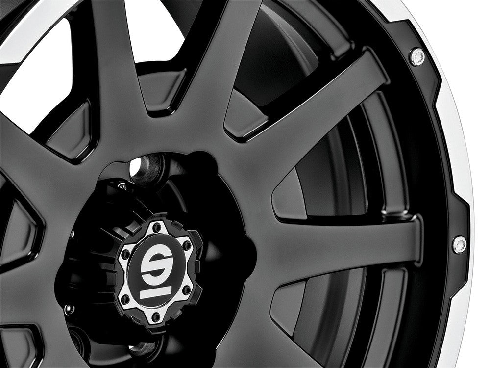 Sparco Dakar matt black lip polished + rivets 7.5x17 ET35 - LK5/112 ML73.1