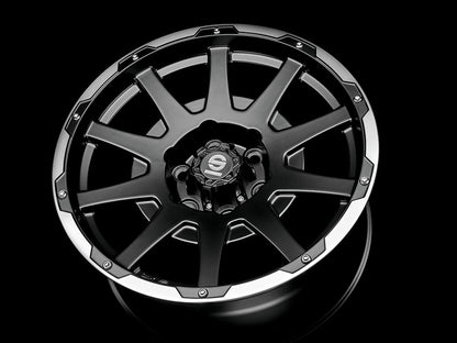 Sparco Dakar matt black lip polished + rivets 7.5x17 ET38 - LK5/114.3 ML73.1