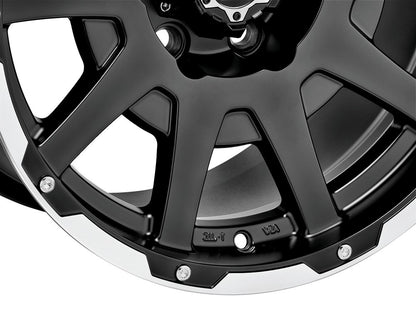 Sparco Dakar matt black lip polished + rivets 7.5x17 ET24 - LK6/139.7 ML106.1