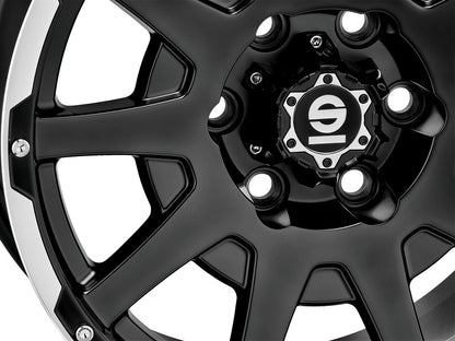 Sparco Dakar matt black lip polished + rivets 8.5x17 ET25 - LK5/127 ML71.6