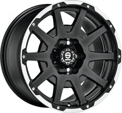Sparco Dakar matt black lip polished + rivets Alufelge 8.5x18 Zoll ET29 LK 5x127 ML71.6