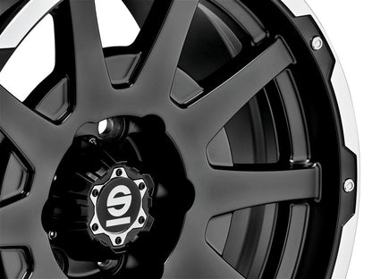 Sparco Dakar matt black lip polished + rivets 8.5x18 ET0 - LK5/120 ML65.06