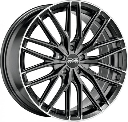 OZ Gran Turismo HLT star graphite diamond lip Alufelge 10x20 Zoll ET25 LK 5x112 ML75