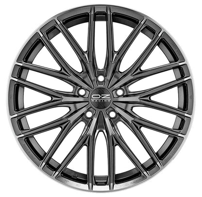 OZ Gran Turismo HLT star graphite diamond lip Alufelge 10x20 Zoll ET47 LK 5x112 ML75 – Bild 2