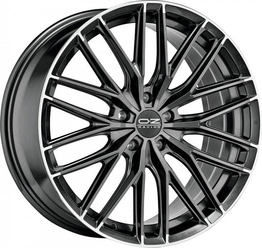 OZ Gran Turismo HLT star graphite diamond lip Alufelge 11x20 Zoll ET20 LK 5x112 ML75