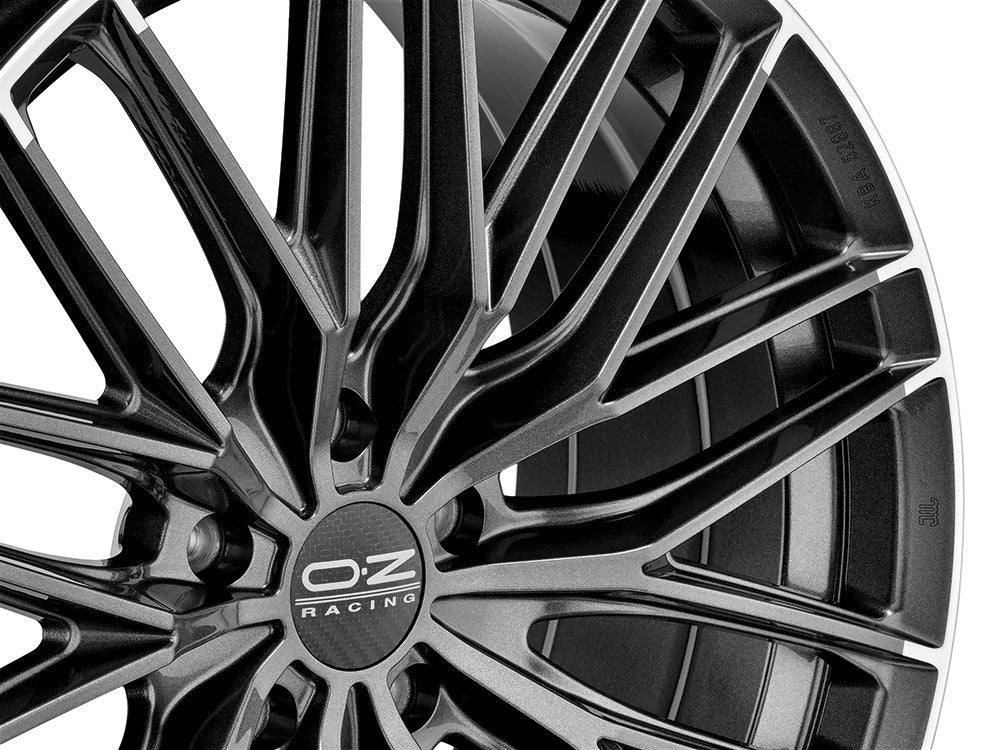 OZ Gran Turismo HLT star graphite diamond lip Alufelge 8.5x20 Zoll ET45 LK 5x114.3 ML75 – Bild 7