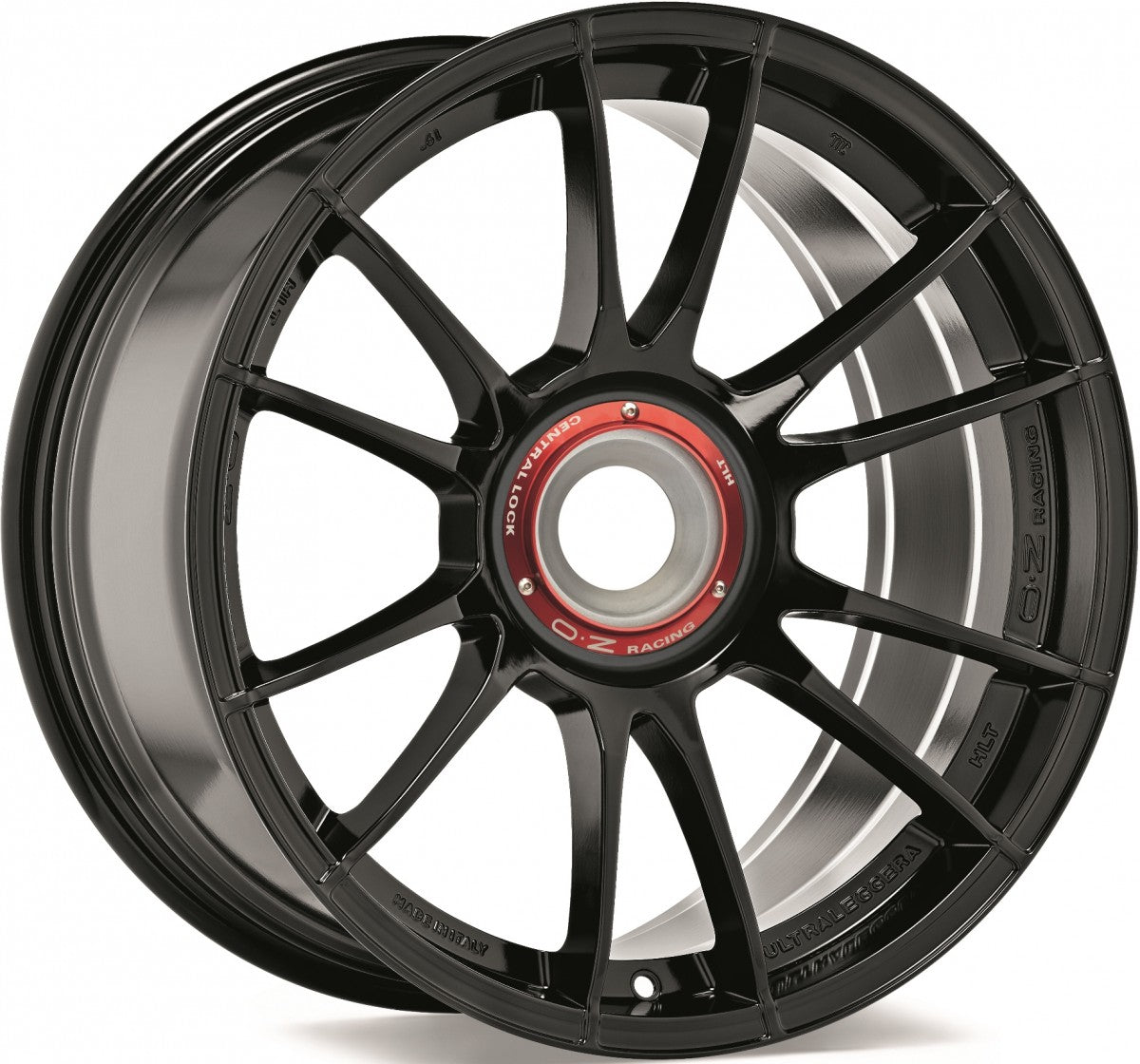 OZ Ultraleggera HLT CL gloss black 12.5x21 ET48 - LK1/130 ML84