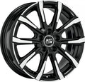 MSW 79 gloss black full polished Alufelge 7.5x18 Zoll ET49 LK 5x112 ML66.56