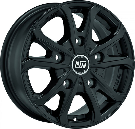 MSW 48 Van matt black 7x16 ET39 - LK5/108 ML65.06