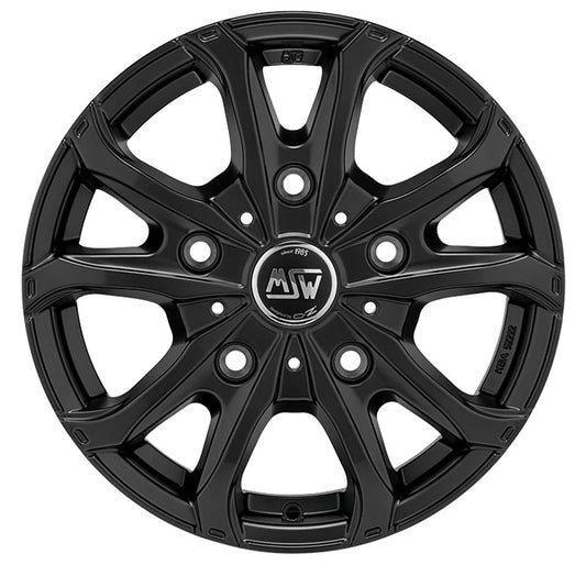 MSW 48 Van matt black 7x16 ET46 - LK5/108 ML65.06