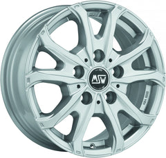 MSW 48 Van full silver Alufelge 7x16 Zoll ET46 LK 5x108 ML65.06