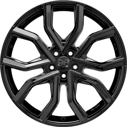 MSW 41 gloss black 7.5x19 ET45 - LK5/114.3 ML73.1