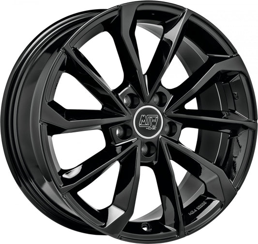 MSW 42 gloss black 8x19 ET34 - LK5/110 ML65.06