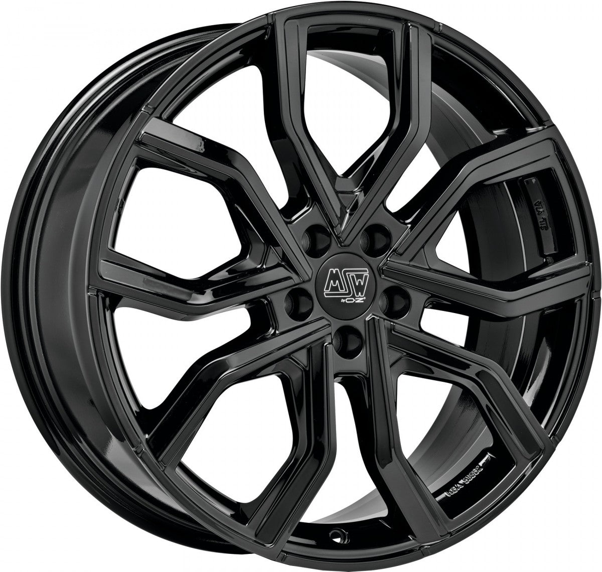 MSW 41 gloss black 8.5x20 ET45 - LK5/108 ML73.1