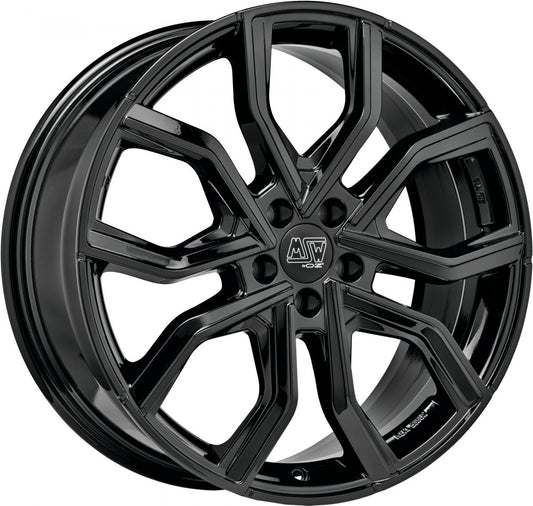 MSW 41 gloss black 8.5x20 ET45 - LK5/108 ML73.1