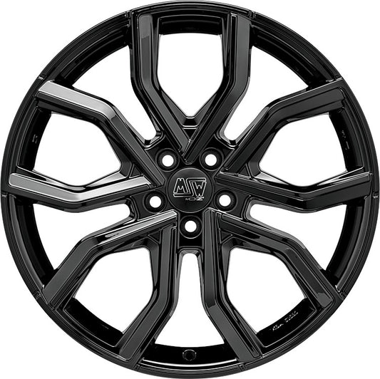MSW 41 gloss black 8.5x20 ET45 - LK5/108 ML73.1