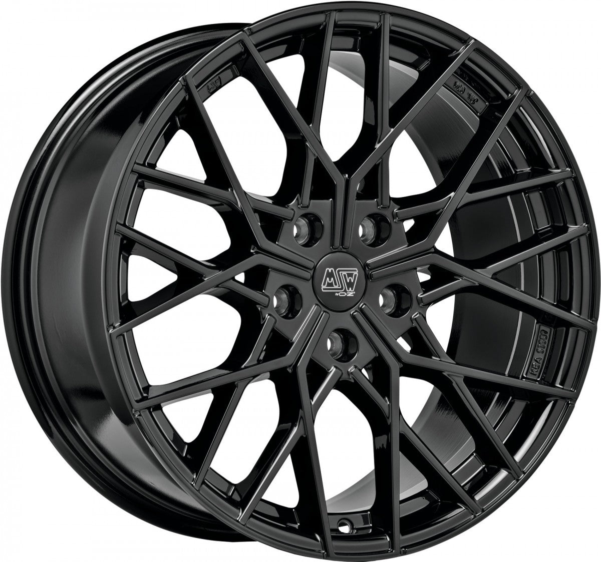 MSW 74 gloss black 8.5x19 ET29 - LK5/120 ML72.56