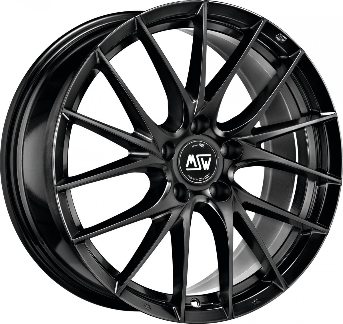 MSW 29 gloss black 8.5x19 ET43 - LK5/112 ML73.1
