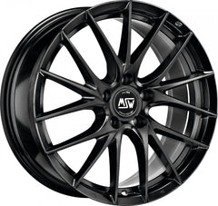 MSW 29 gloss black Alufelge 8.5x19 Zoll ET43 LK 5x112 ML73.1
