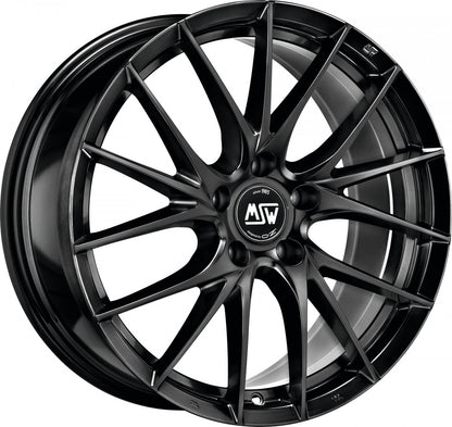MSW 29 gloss black 8.5x19 ET43 - LK5/112 ML73.1