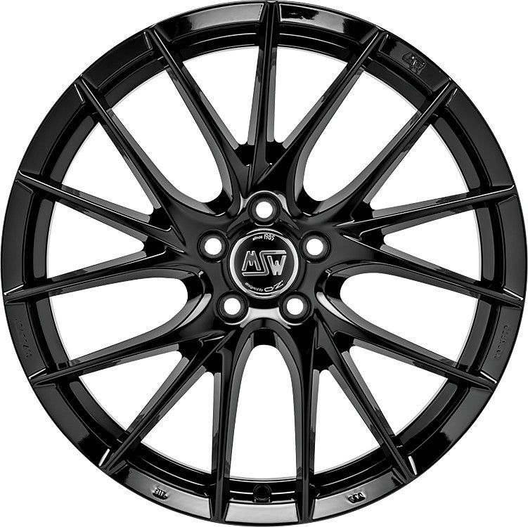 MSW 29 gloss black 8.5x19 ET43 - LK5/112 ML73.1