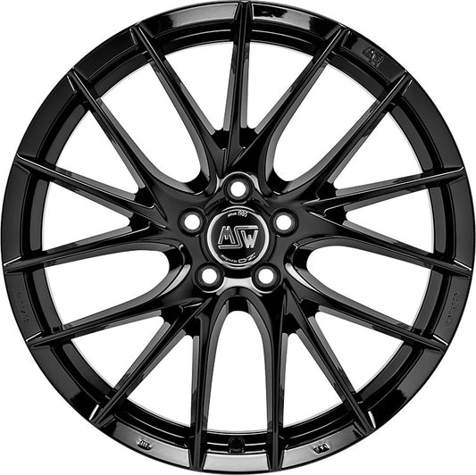 MSW 29 gloss black 8.5x19 ET43 - LK5/112 ML73.1