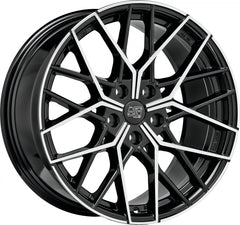 MSW 74 gloss black full polished Alufelge 8.5x20 Zoll ET45 LK 5x108 ML73.1