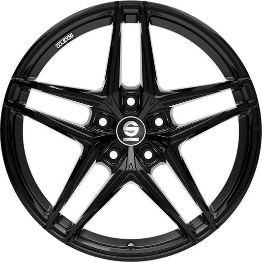 Sparco Record gloss black Alufelge 8.5x19 Zoll ET47 LK 5x120 ML72.56