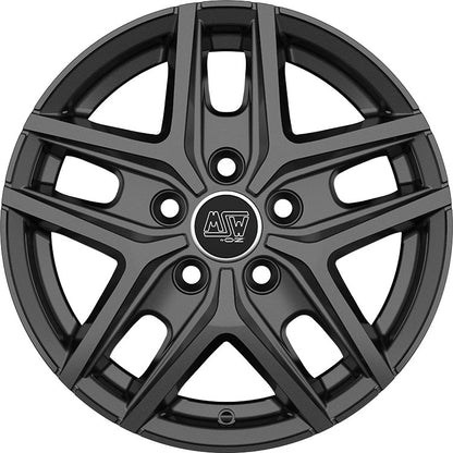 MSW 40 Van gloss dark grey 6.5x16 ET50 - LK5/112 ML66.46