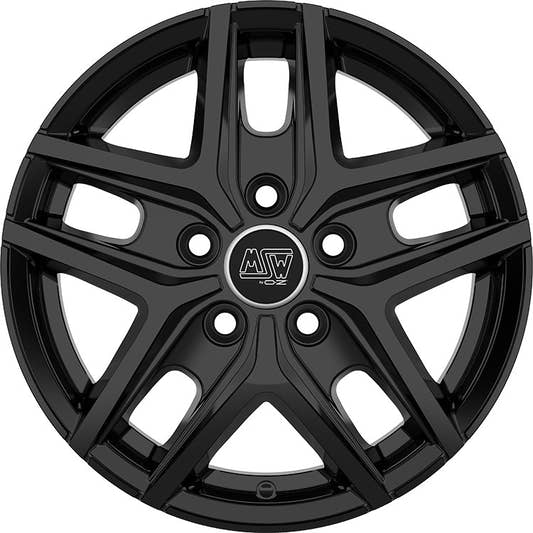 MSW 40 Van gloss black 6.5x16 ET48 - LK5/118 ML71.1