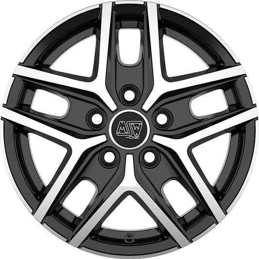 MSW 40 Van gloss black full polished 6.5x16 ET65 - LK5/118 ML71.1