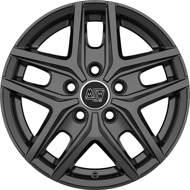 MSW 40 Van gloss dark grey 6.5x16 ET65 - LK5/118 ML71.1