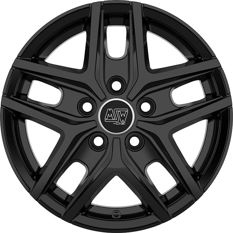 MSW 40 Van gloss black 6.5x16 ET50 - LK5/120 ML65.06