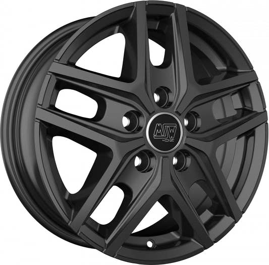 MSW 40 Van gloss dark grey 6.5x16 ET55 - LK5/160 ML65.1