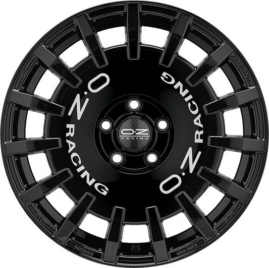 OZ Rally Racing gloss black Alufelge 7x17 Zoll ET35 LK 5x100 ML68