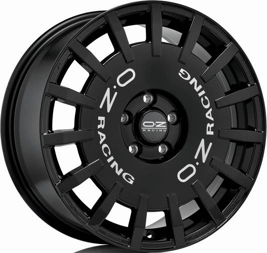 OZ Rally Racing gloss black Alufelge 8.5x19 Zoll ET44 LK 5x112 ML75